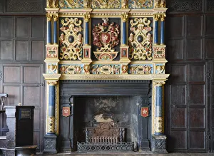 UK, England, East Midlands, Leicester, The Guildhall interior, The Lord Mayors parlour