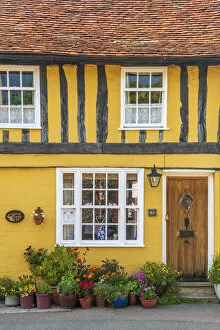Images Dated 3rd September 2020: UK, England, Essex, Saffron Walden, Castle Street, Timber-framed house