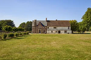 UK, England, Gloucestershire, Gloucester, Victorian farmhouse at Llanthony Secunda Priory - remains of a 1136 Augustinian priory