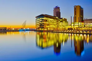 UK, England, Greater Manchester, Salford, Salford Quays, North Bay, MediaCityUK housing