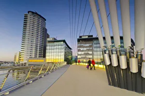UK, England, Greater Manchester, Salford, Salford Quays, North Bay, MediaCityUK, housing