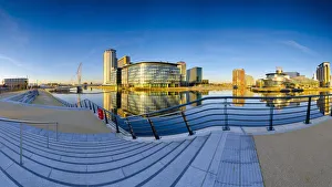 UK, England, Greater Manchester, Salford, Salford Quays, North Bay, MediaCityUK housing