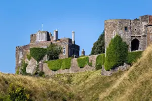 The Cinque Ports Prints: UK, England, Kent, Dover, The Constables tower building from Canons Gate Road