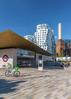 UK, England, London, Battersea, Battersea Power Station, Underground Station