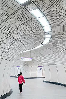 Images Dated 18th August 2022: UK, England, London, Elizabeth Line, Tottenham Court Road Station