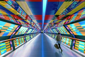 Images Dated 18th August 2022: UK, England, London, Elizabeth Line, Canary Wharf Station