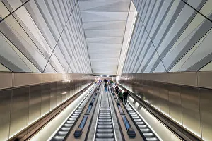 Images Dated 18th August 2022: UK, England, London, Elizabeth Line, Liverpool Street Station