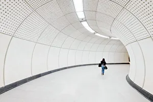 Images Dated 18th August 2022: UK, England, London, Elizabeth Line, Canary Wharf Station