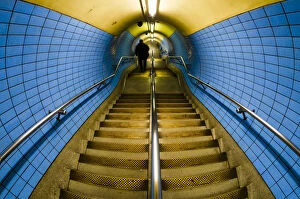 UK, England, London, Embankment Underground Station
