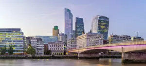 Images Dated 19th September 2019: UK, England, London, London Bridge and The City skyline, 22 Bishopsgate, Cheesegrater