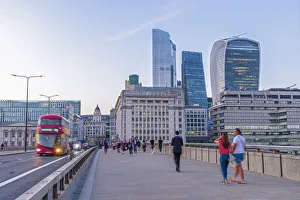 Images Dated 19th September 2019: UK, England, London, London Bridge and The City skyline, 22 Bishopsgate, Cheesegrater