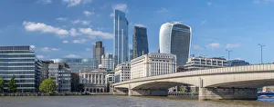 Images Dated 19th September 2019: UK, England, London, London Bridge and The City skyline, 22 Bishopsgate, Cheesegrater