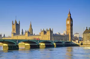 Images Dated 8th March 2012: UK, England, London, River Thames and Big Ben