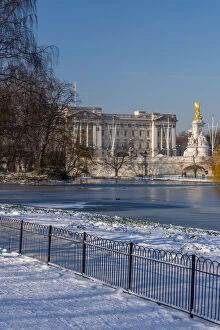 UK, England, London, St. Jamess Park, Buckingham Palace