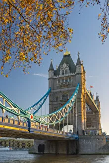 Images Dated 2nd June 2016: UK, England, London, Tower Bridge over River Thames