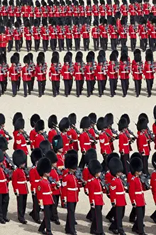 UK, England, London, Trooping the Colour Ceremony at Horse Guards Parade Whitehall