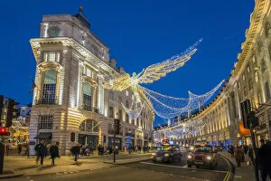 Images Dated 15th March 2017: UK, England, London, West End, Regent Street, Christmas Lights