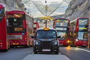 Images Dated 15th March 2017: UK, England, London, West End, Regent Street, Christmas Lights