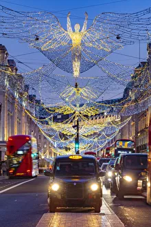 Images Dated 15th March 2017: UK, England, London, West End, Regent Street, Christmas Lights