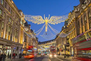 Images Dated 15th March 2017: UK, England, London, West End, Regent Street, Christmas Lights