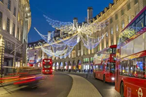 Images Dated 15th March 2017: UK, England, London, West End, Regent Street, Christmas Lights