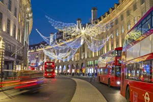 Images Dated 15th March 2017: UK, England, London, West End, Regent Street, Christmas Lights