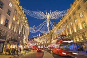 Images Dated 15th March 2017: UK, England, London, West End, Regent Street, Christmas Lights