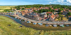Images Dated 6th September 2022: UK, England, Norfolk, Blakeney, The Quay and River Glaven