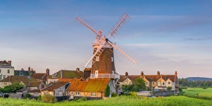 UK, England, Norfolk, North Norfolk, Cley-next-the-Sea, Cley Windmill