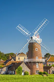UK, England, Norfolk, North Norfolk, Cley-next-the-Sea, Cley Windmill
