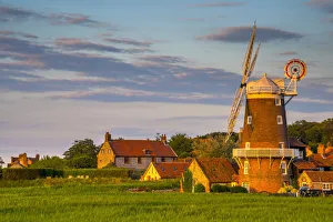 UK, England, Norfolk, North Norfolk, Cley-next-the-Sea, Cley Windmill