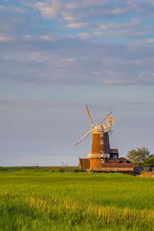 UK, England, Norfolk, North Norfolk, Cley-next-the-Sea, Cley Windmill