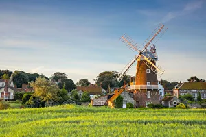 UK, England, Norfolk, North Norfolk, Cley-next-the-Sea, Cley Windmill