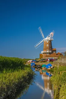 UK, England, Norfolk, North Norfolk, Cley-next-the-Sea, Cley Windmill