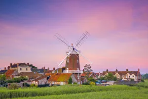 UK, England, Norfolk, North Norfolk, Cley-next-the-Sea, Cley Windmill