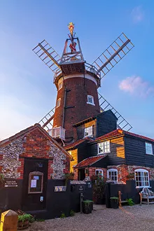 UK, England, Norfolk, North Norfolk, Cley, Cley Windmill