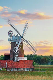Images Dated 6th September 2022: UK, England, Norfolk, North Norfolk, Cley, Cley Windmill