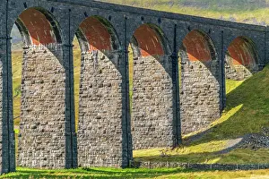 Viaduct Prints: UK, England, North Yorkshire, Ribblehead Viaduct on the Settle to Carlisle Line