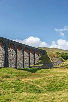 Viaduct Prints: UK, England, North Yorkshire, Ribblehead Viaduct on the Settle to Carlisle Line
