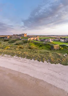 UK, England, Northumberland, Bamburgh, Bamburgh Castle