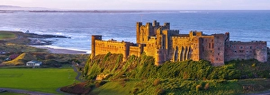 Northumbria Prints: UK, England, Northumberland, Bamburgh, Bamburgh Castle