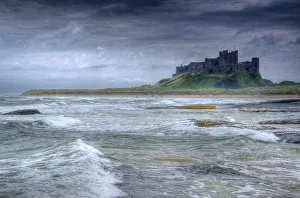 UK, England, Northumberland, Bamburgh Castle