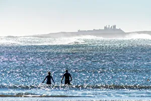 Northumbria Prints: UK, England, Northumberland, Dunstanburgh Castle