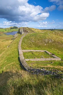 UK, England, Northumberland, Hexham, Henshaw, Hadrians Wall, Milecastle 39