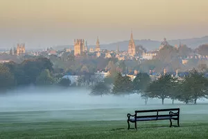 Images Dated 27th October 2017: UK, England, Oxfordshire, Oxford, City skyline from South Park