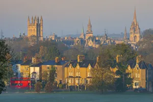 UK, England, Oxfordshire, Oxford, City skyline from South Park