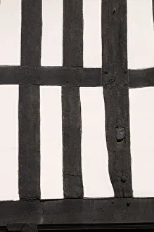 Timber Frame Prints: UK, England, Shropshire, Much Wenlock, The Guildhall