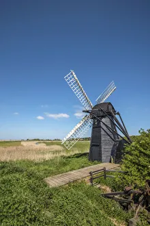 UK, England, Suffolk, Herringfleet, Herringfleet Mill or Walkers Mill, Drainage mill
