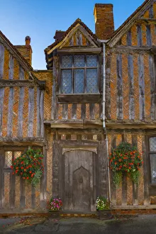 Timber Framed Prints: UK, England, Suffolk, Lavenham, Water Street