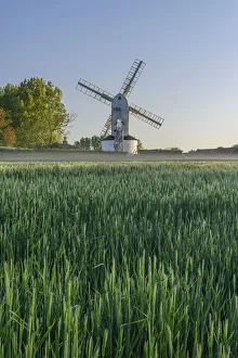UK, England, Suffolk, Saxtead Green, Saxtead Green Windmill